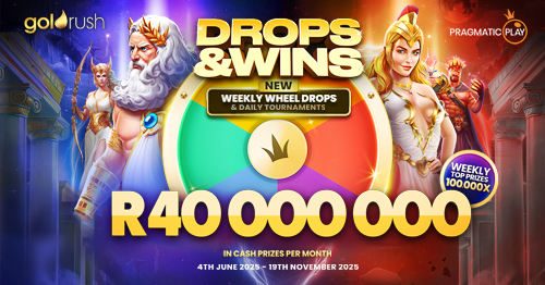 Drops n Wins! Up to R40M!