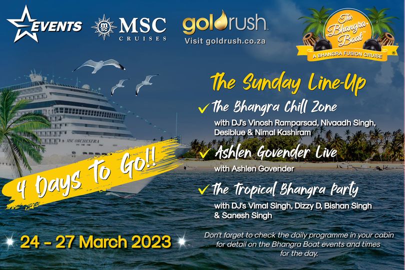 Days to go: Bhangra Boat! 