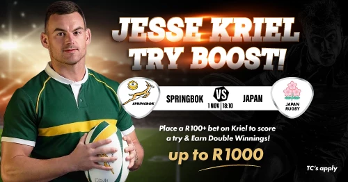 Jesse Kriel Try Boost!